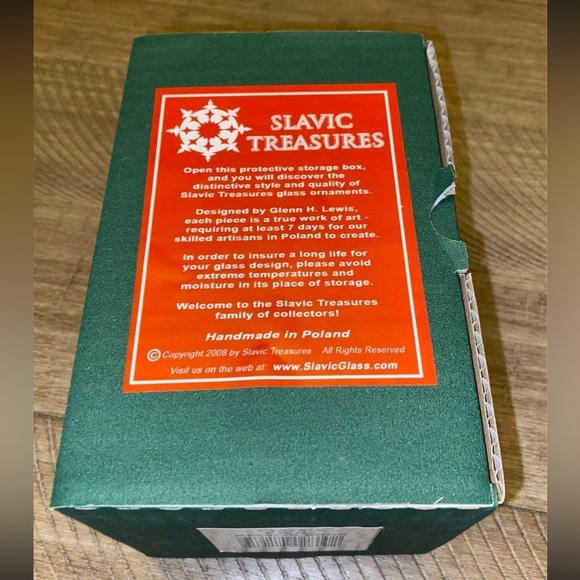 NIB 2008 Slavic Treasures Glass Ornament - Picture 2 of 8